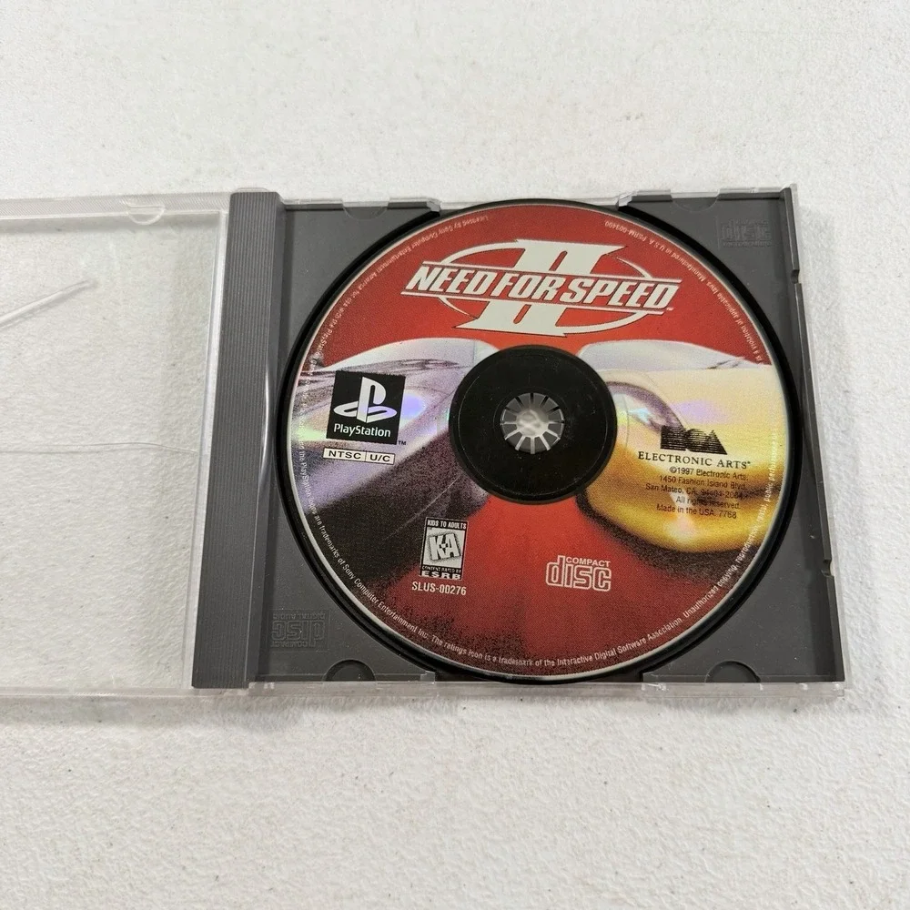 Need for Speed II (Sony PlayStation‎ 1, 1997) Disc Only TESTED WORKING